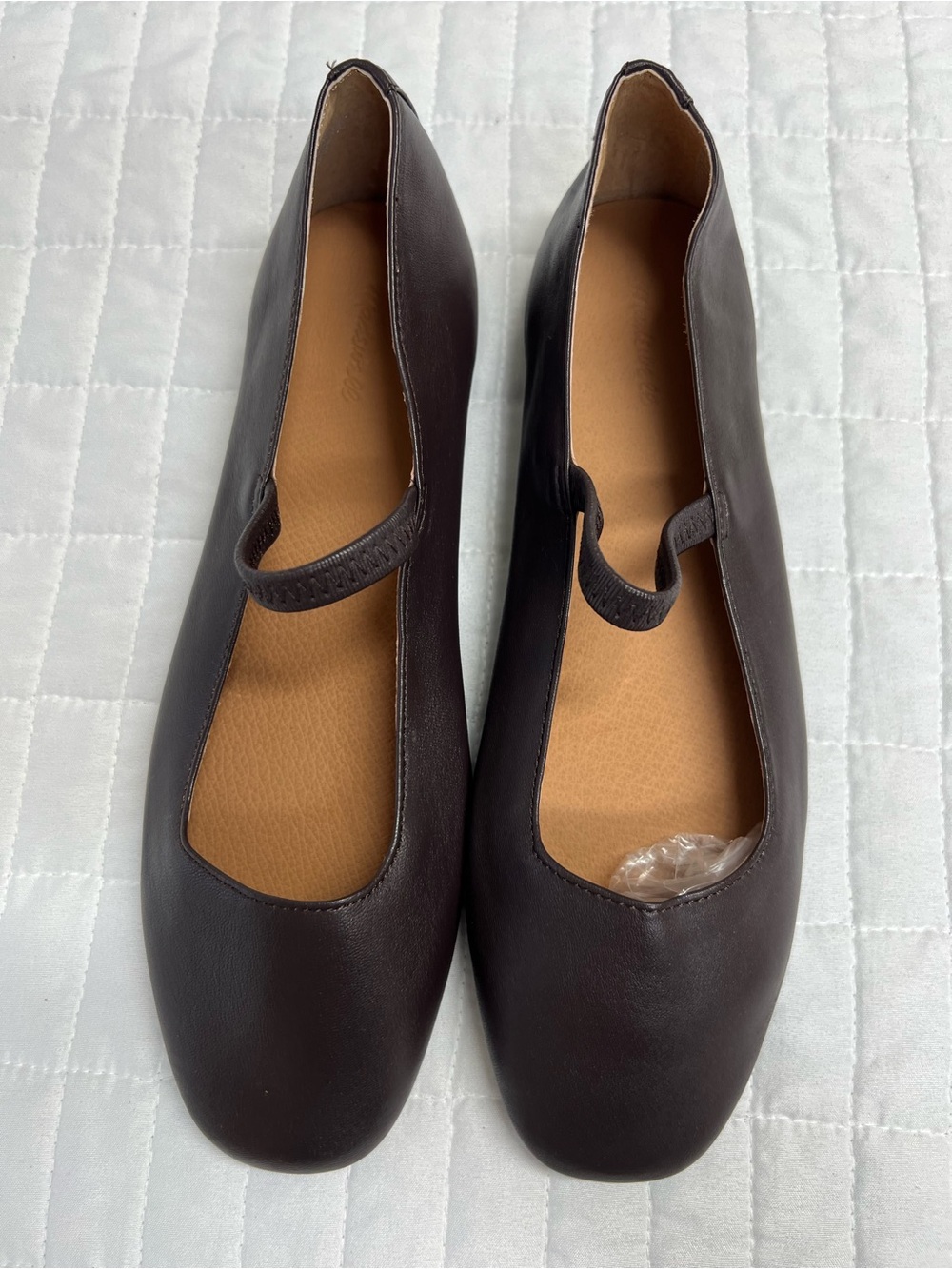 Madewell The Greta Mary Jane Flat in Coffee Bean Brown Size 7.5 - Picture 7 of 9
